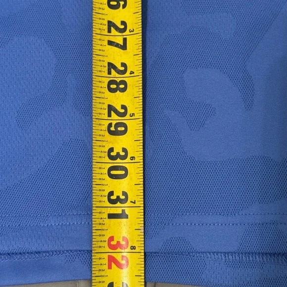 RLX Ralph Lauren Mens XXL Blue Tonal Camo Performance Golf Polo Shirt Wicking - Picture 3 of 7